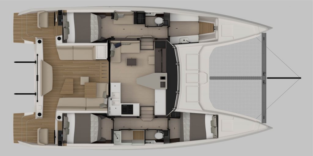 Le Catamaran Nautitech 44 en location Yachting Liberty Pass